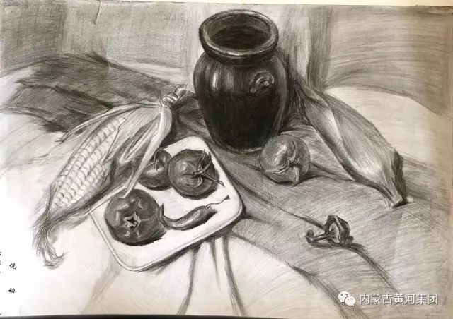 黃河集團(tuán)第二屆職工文化藝術(shù)獲獎(jiǎng)素描作品—《悅動(dòng)》